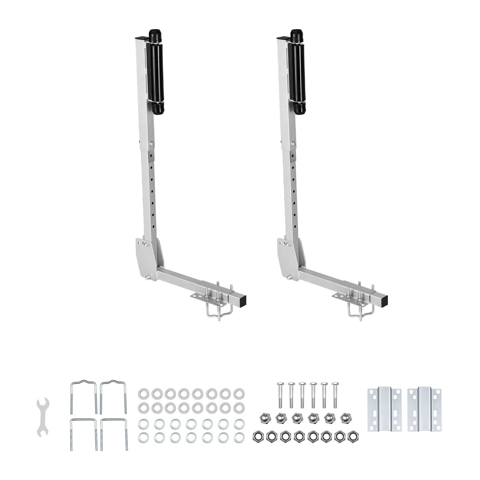 boat trailer guides, 27.6 41.3 in height adjustable trailers guide, 2pcs thickened high duty trailer guide ons with smooth roller guidance, for over 16 in larger fishing boats, runabout boats