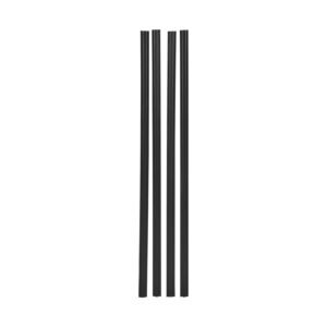 Bottom Locking Privacy Slats, Double-Wall Vertical Bottom-Locking Slats with Wings for Chain-Link Fence, High-Density HDPE Chain Link Slats Ideally Fit 8' High Fence for Garden and Farm(Black)