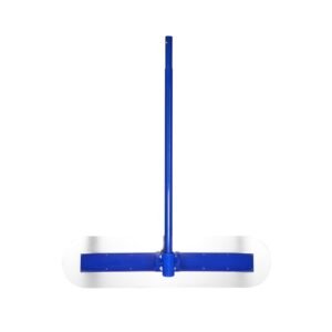 Bull Float Magnesium Concrete Float, 47.24 x 7.28 Inch Round End Concrete Float Tool with 4 Aluminum Alloy Replaceable Handles, Cement Finishing Float for Various Industrial Applications