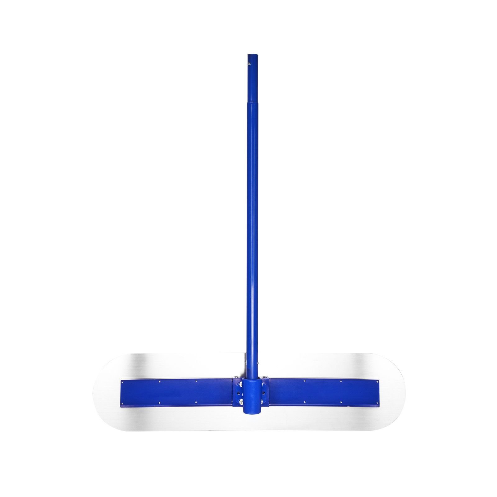 bull float magnesium concrete float, 47.24 x 7.28 inch round end concrete float tool with 4 aluminum alloy replaceable handles, cement finishing float for various industrial applications