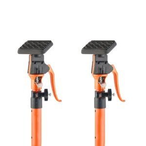 cabinet jack support pole, 2 pack, 15.75 23.6 inch steel telescopic quick support rod, adjustable 3rd hand system up to 220 lbs capacity for installing cabinets, lifting drywall, cargo bars