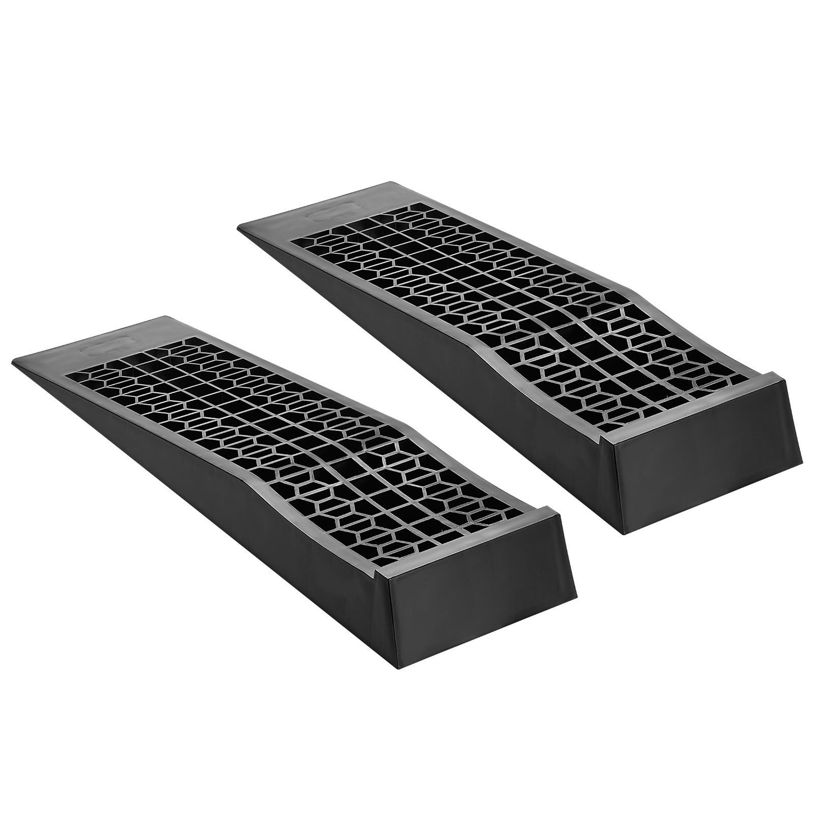 car ramps, 2 pcs 20000 lbs gvw capacity, 2.56 in lift height, portable low profile car service ramps for home garage maintenance & oil changes, heavy duty for low chassis vehicle & support jack