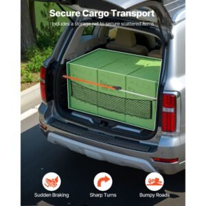 cargo bar, ratcheting cargo bar adjustable from 40" to 73", heavy duty steel cargos stabilizer with non slip foot pads, telescoping load lock bars stop sliding for suvs, sedans