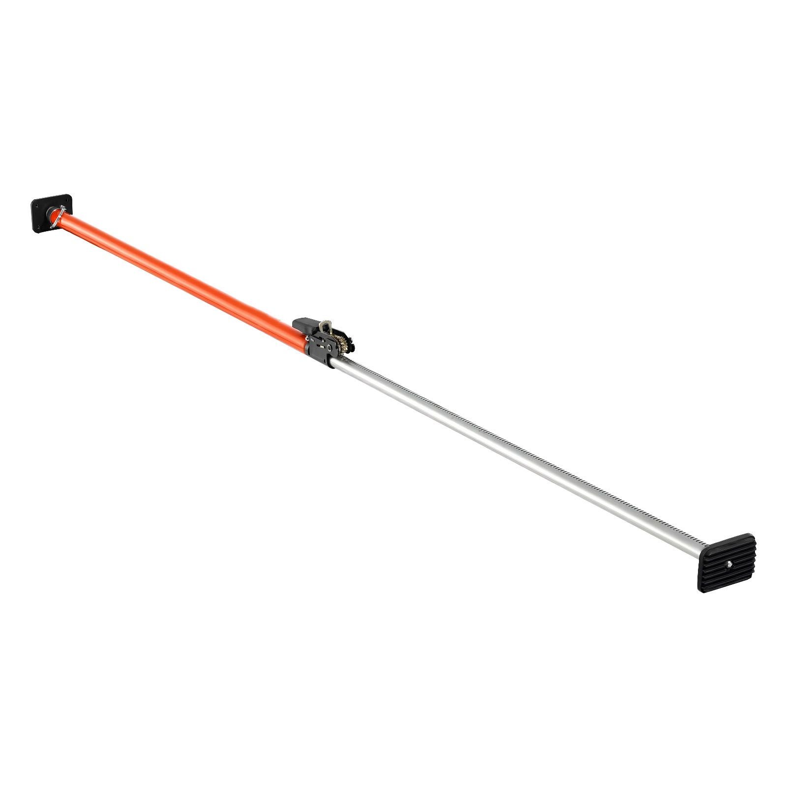 cargo bar, ratcheting cargo bar adjustable from 40" to 73", heavy duty steel cargos stabilizer with non slip foot pads, telescoping load lock bars stop sliding for suvs, sedans