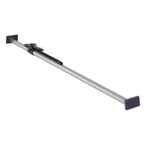 cargo bar, ratcheting cargo bar adjustable from 59" to 73", heavy duty steel cargos stabilizer with non slip foot pads, telescoping load lock bars stop sliding for pickup truck