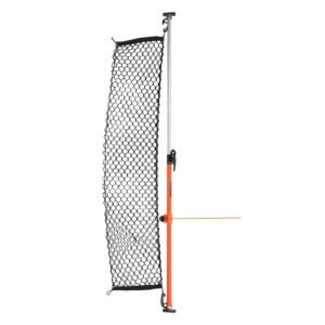 cargo bar, ratcheting cargo bars adjustable from 40" to 73", heavy duty steel cargos stabilizer with storage net & divider bar, telescoping load lock bars for suvs, sedans