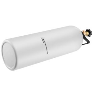 CO2 Tank, 20 lbs New Aluminum Alloy Cylinder, CO2 Air Tank with Spray Coating, CGA320 Valve, Handle & Adjustable Pressure, DOT & TC Approved Cylinder for Draft Beer Dispensing and Soda Maker