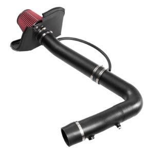 Cold Air Intake, 3.5 Inch Cold Air Intake System + Heat Shield Compatible with 2011-2023 Dodge Challenger/Charger with 3.6L V6 Engine, High Flow Filter Kit Improve Horsepower/Throttle Response