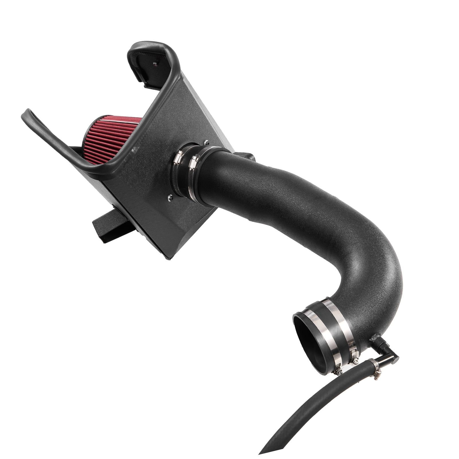 cold air intake, 3.9 inch cold air intake system + heat shield compatible with 2019 2025 chevy silverado/gmc sierra, 2021 2025 cadillac escalade 6.2l, high flow filter kit improved horsepower