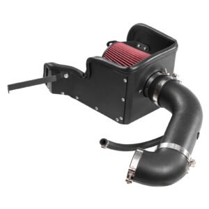 Cold Air Intake, 3.94 Inch Cold Air Intake System + Heat Shield Compatible with 2009-2018 Dodge Ram 1500, 2013-2018 Ram 2500/3500 5.7L, High Flow Filter Kit Improve Horsepower/Throttle Response