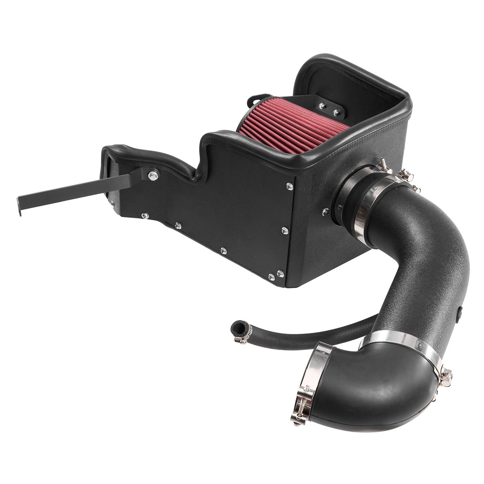 cold air intake, 3.94 inch cold air intake system + heat shield compatible with 2009 2018 dodge ram 1500, 2013 2018 ram 2500/3500 5.7l, high flow filter kit improve horsepower/throttle response