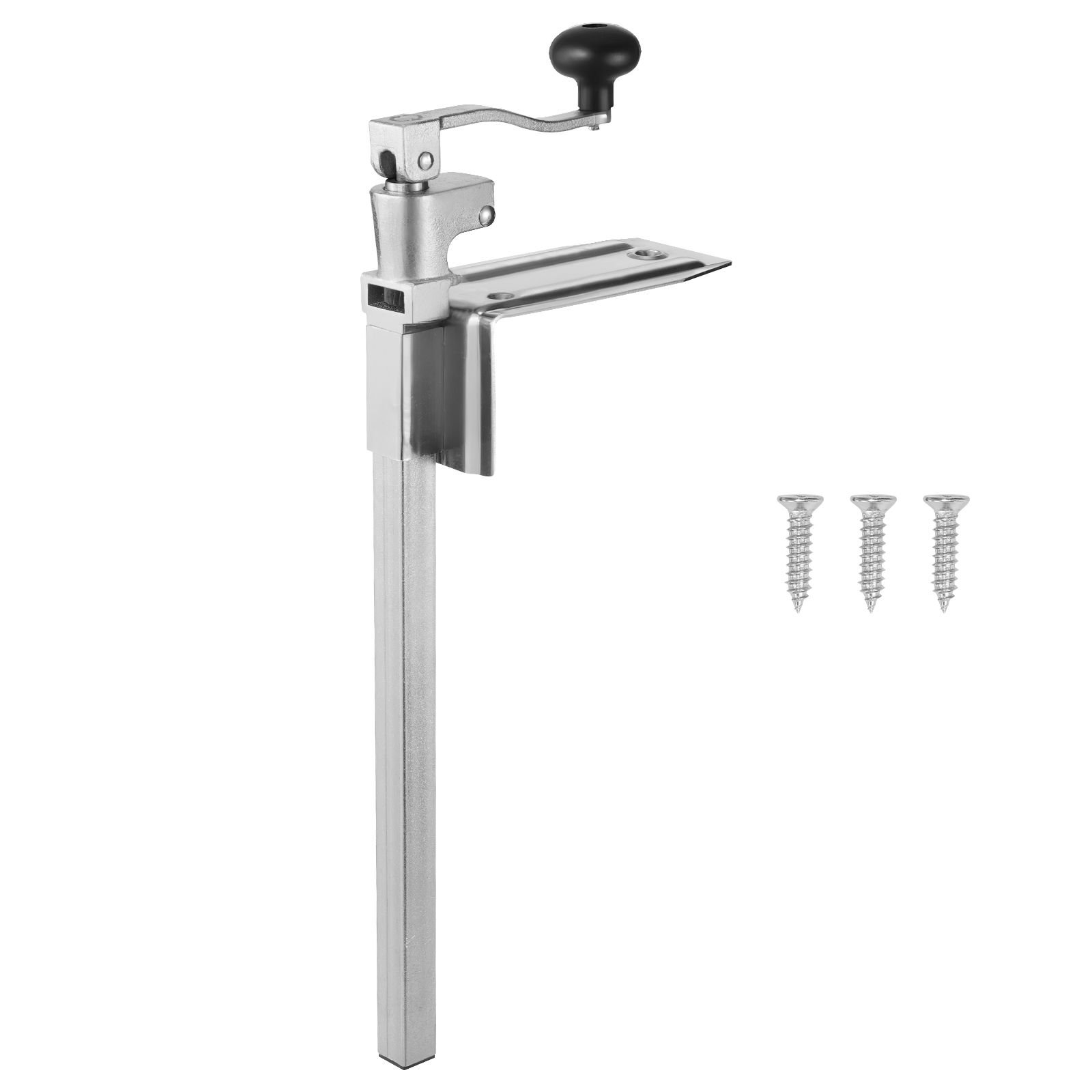 commercial can opener, heavy duty manual tabletop cans opener for cans up to 11.8 in height, height adjustable professional can openers fixed with screws, for restaurant, hotel, and food store