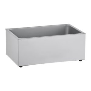 commercial food warmer, 1200w electric stainless steel steam food warmer, fast heating countertop buffet bain marie with soup & perforated ladles, for catering, restaurants, parties, buffets