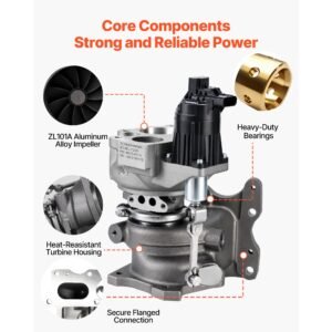 complete turbo turbocharger kit with solenoid valve, compatible with honda civic 2016 2020 l4 1.5l, replace# 49373 07012, 49373 07013, 49373 07015, 49373 07014, 49373 07011, 18900 5af h010 m3