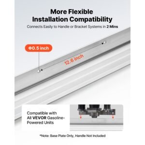 concrete screed blade 8 ft length aluminum alloy board leveling tool, 5.3 in wide straight edge, wide coverage, replacement surface leveler for driveway, patio, sidewalk, garage floor finishing