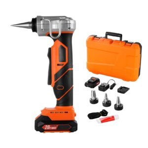 Cordless Tube Expander, 20V Max Electric Tubing Expansion Tool for 1/2", 3/4", 1" PEX-A Pipes, 22000RPM Pipe Expander with 3 Expanding Head, 2pcs 2AH Battery, Fast Charger & Carrying Case
