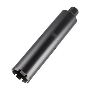 Core Drill Bit, 3-1/2 inch Diameter, 14 inch Drilling Depth, 1-1/4 in-7 Internal Thread, High-Precision Welding Technology, Wet Diamond Core Bit for Reinforced Concrete, Bricks, and Masonry