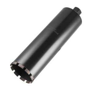 Core Drill Bit, 4-1/2 inch Diameter, 14 inch Drilling Depth, 1-1/4 in-7 Internal Thread, High-Precision Welding Technology, Wet Diamond Core Bit for Reinforced Concrete, Bricks, and Masonry