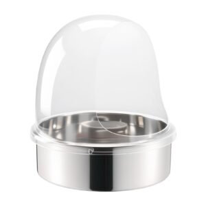 cotton candy machine cover, transparent acrylic dome bubble shield, cotton candy machine bubble shield compatible with 15inch cottons candies machines bowl for party, shops, bottom groove design