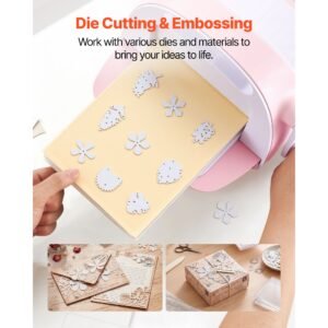 cutting plates, 6 pcs, 8.86 x 6.14 in, clear polycarbonate material, die cut pads compatible with die cutting and embossing machine km 1860, for scrapbooking, card making, crafting