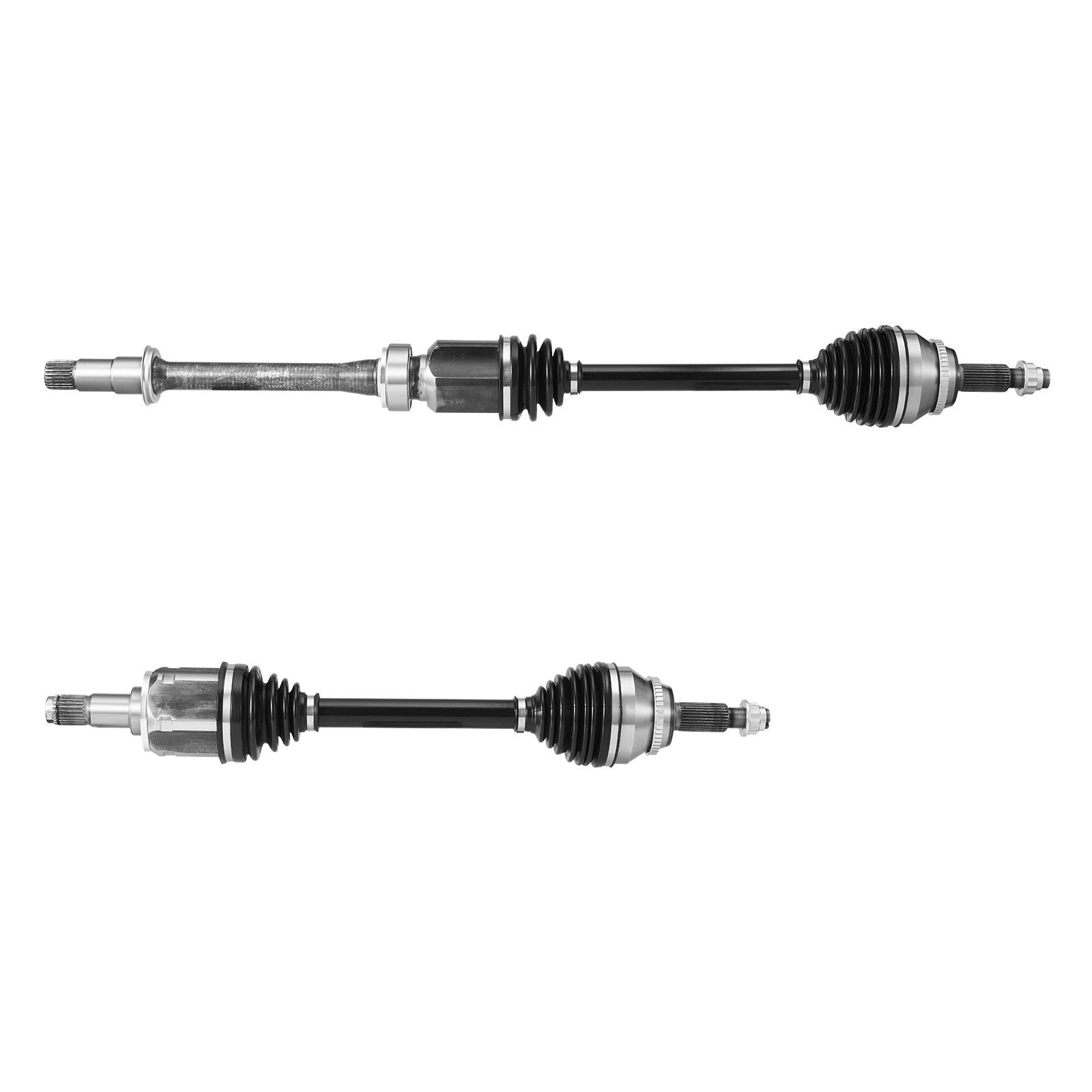 cv axle shaft assembly, 2 pieces front left & right (driver and passenger side), automotive replacement cv joint axles pair compatible with 2004 2010 toyota sienna, alloy steel & carbon steel