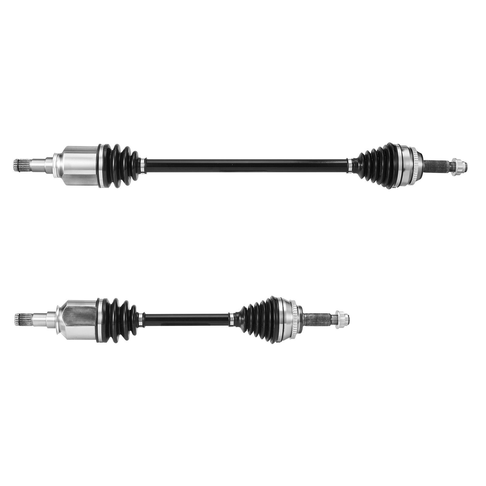 cv axle shaft assembly, 2 pieces front left & right (driver and passenger side), automotive replacement cv joint axles pair compatible with 2009 2018 toyota corolla, alloy steel & carbon steel