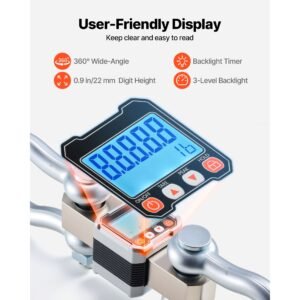 digital crane scale, 22000 lbs/10 t max capacity, heavy duty industrial hanging scale with cast aluminum case & lcd display, 5 lbs division & 3 unit switch, remote control for garage factory