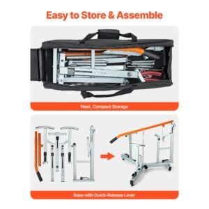 dirt bike and dual sport tire changer, fits for 16" 21" wheels, 15/17/20/25 mm axles, heavy duty dirt bike tire changing tool kit with bead breaker, irons, protective sleeves, and storage bag