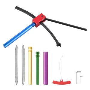 Dirt Bike Tire Changing Tool Kit, Fits for Motocross Enduro 16"-21" Wheels, Includes 15-25 mm Axle Adapters, Dirt Bike Tire Changing Tools Compact Changer with 2 Irons and Protective Sleeve