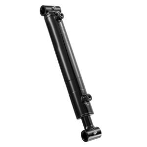 Double Acting Hydraulic Cylinder, 2" Bore x 10" Stroke, Max 3500PSI Hydraulic Cylinder, Heavy-Duty Welded Cross Tube Cylinders with 1" Pin Hole & SAE #6 Port for Agricultural Machinery, Tractors