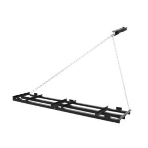Drag Harrow, 96 x 20 in, Tow-Behind Driveway Grader with Adjustable Width & 50lbs Load Capacity, Heavy Duty Lawn Leveling Rake, Galvanized Steel Gravel Driveway Drag, Fits ATVs UTVs Tractors
