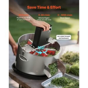 electric bud leaf trimmer, 2 in 1 manual & electric, 16 in bud trimmer with stainless steel blades, visual cutting, wet & dry hydroponic cutting machine with tray, for plant buds flowers