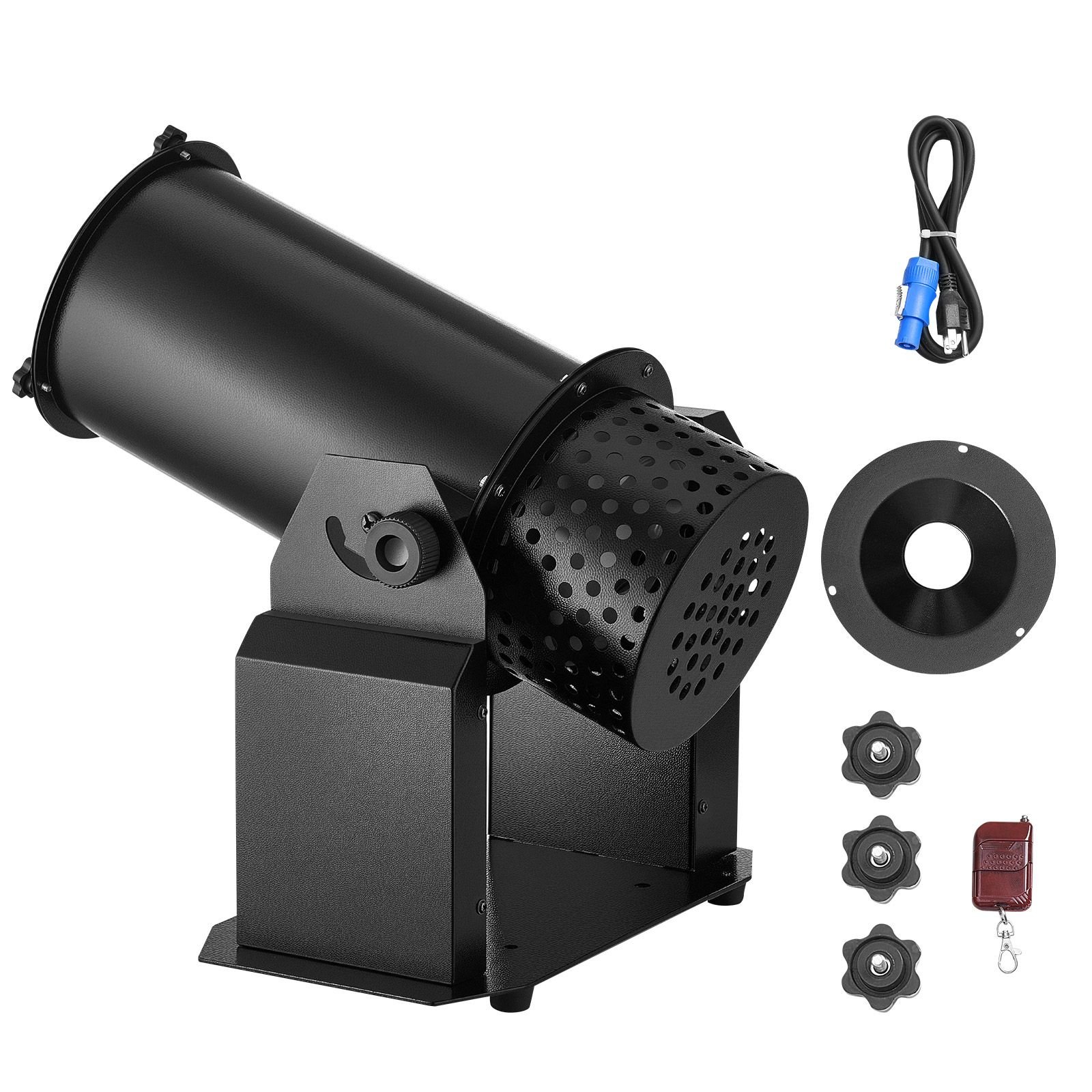 electric confetti machine, 1500w powerful output confetti cannon launcher, dmx512, manual & remote control, portable confe tti shooter for wedding christmas party event show stage nightclub