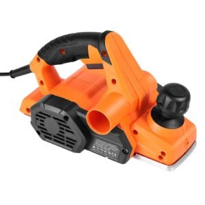 Electric Hand Planer, 3-1/4-Inch Cut Width, 7-Amp 16800 RPM Corded Power Handheld Planer for Wood, with Adjustable Cut Depth, 2 Blades, for Woodworking Wood Chamfer DIY Smooth Finish Carpentry