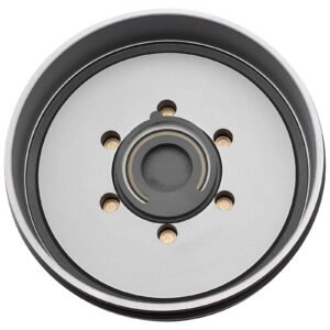 electric trailer brake assembly, 12 x 2 inch, 1 pair self adjusting electric brakes kit for 6000 lbs trailer axle, backing plates for braking system part replacement, fit for trailers, rvs