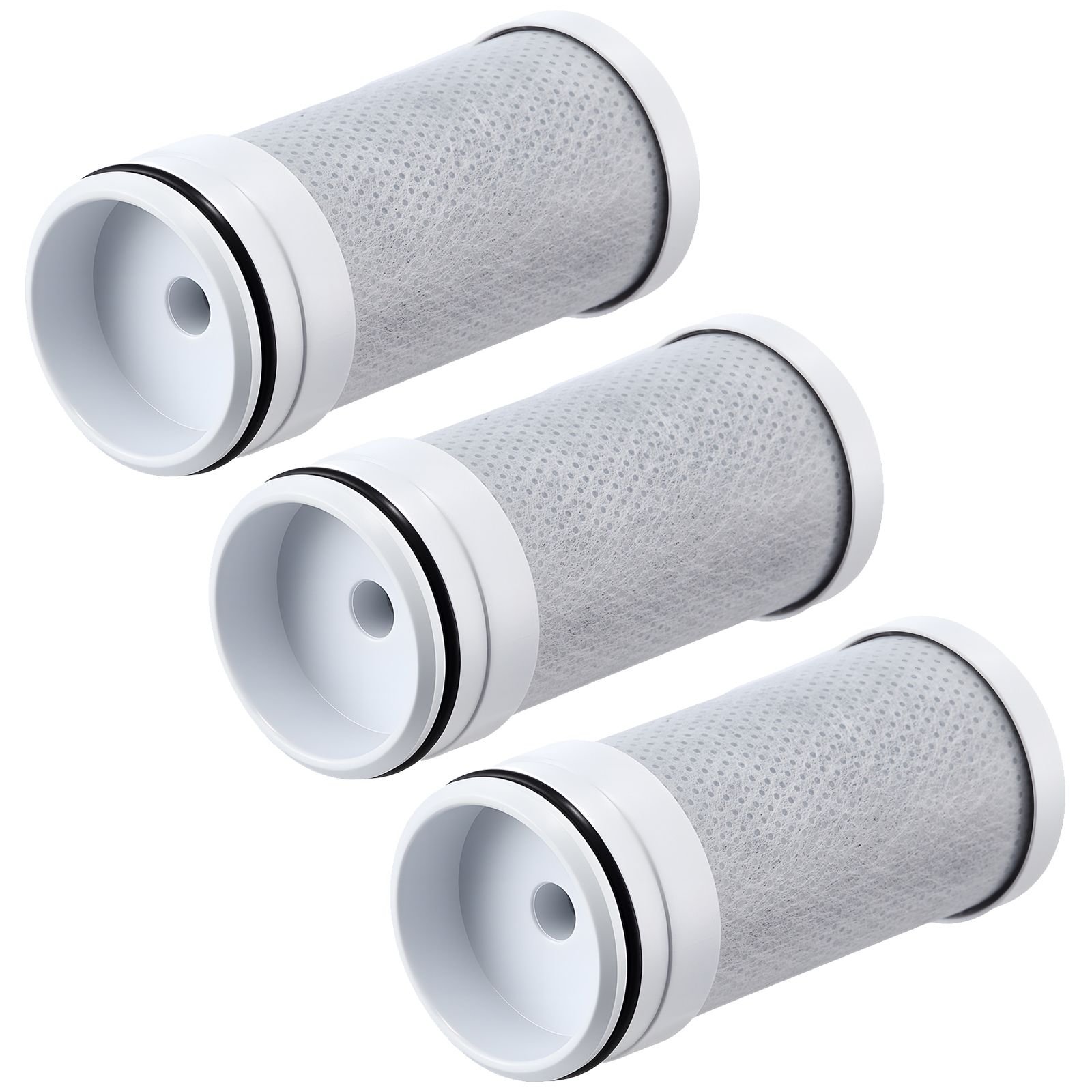 faucet filter replacement, 3 pack water filter cartridge, 5 layer high efficiency filtration, 3 month value and 317 gal lifespan / filter, compatible with models 8807 & 8811 filtration system
