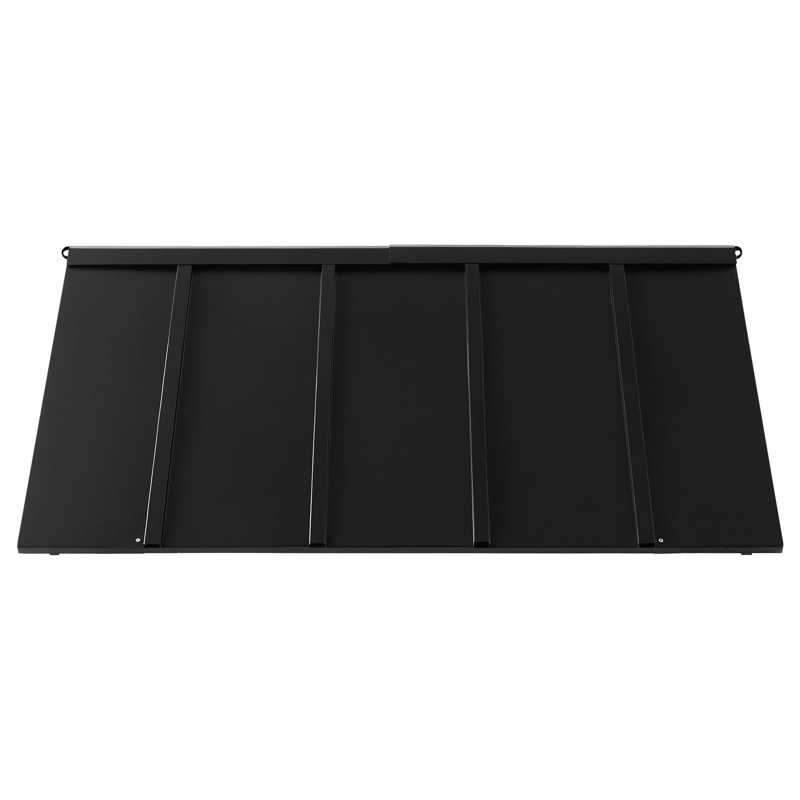 fixed metal awning 56 x 24 in, window awning door canopy, stable triangle steel frame awnings for doors exterior rain, and snow sunlight protection for door entrance, windows, porches, balconies