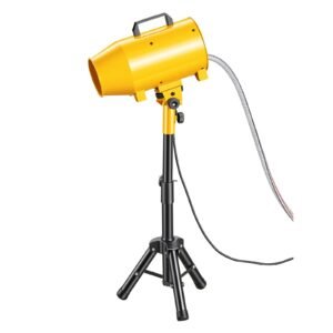 Foam Machine, Adjustable Angle Control Foam Cannon Party Machine, Bubble Cannon with Fan & Triangular Structure, Dense Foams Maker for Backyard, Celebrations & Party, Continuous Foams Output