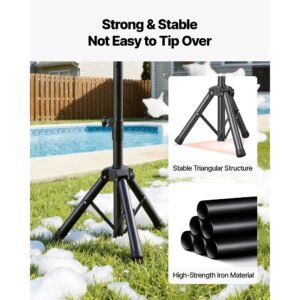 foam machine, handheld spray foam cannon party machine, bubble cannon with fan & triangular structure, dense foams maker for gatherings, backyard, celebrations & party, continuous foams output