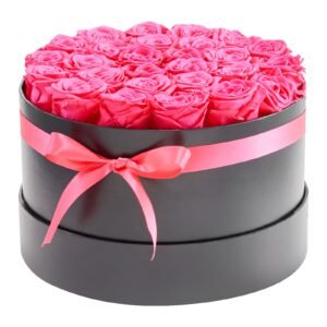 Forever Flowers, 27 Preserved Roses in a Box, Eternal Flowers Immortal Bouquet Birthday Present for Delivery Prime Women Her Wife Mothers, Anniversary, Valentine's Day,Christmas, Rose Red