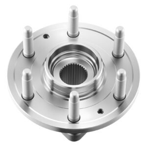 Front Wheel Bearing & Hub Assembly Fit for 2007-2013 Chevy Silverado 1500 4WD Avalanche GMC Sierra 1500 Cadillac Escalade EXT 2007-2014 Tahoe OEM 515096, Wheel Bearing Hub Set with ABS Sensor