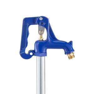 frost proof yard hydrant, 3.22ft freeze proof outdoor faucet with 12" bury depth, 3/4" npt pipe connection & 3/4" nh hose coupling, no lead freezeless hydrant for yard garden farm irrigation