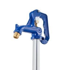 frost proof yard hydrant, 3.22ft freeze proof outdoor faucet with 12" bury depth, 3/4" npt pipe connection & 3/4" nh hose coupling, no lead freezeless hydrant for yard garden farm irrigation