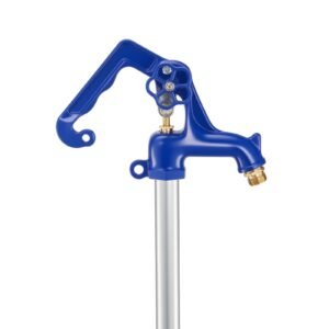 frost proof yard hydrant, 3.22ft freeze proof outdoor faucet with 12" bury depth, 3/4" npt pipe connection, lever handle + handwheel, no lead freezeless hydrant for yard garden farm irrigation