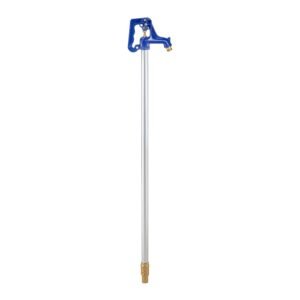 Frost Proof Yard Hydrant, 3.22FT Freeze-Proof Outdoor Faucet with 12" Bury Depth, 3/4" NPT Pipe Connection, Lever Handle + Handwheel, No Lead Freezeless Hydrant for Yard Garden Farm Irrigation
