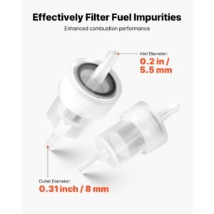 fuel pipe hose line kit, 196.9″ diesel heater fuel line kit, replaceable parking heater fuels lines kits with lines filters clips & hoses, tank diesel heater accessories for 2kw 5kw 8kw heaters