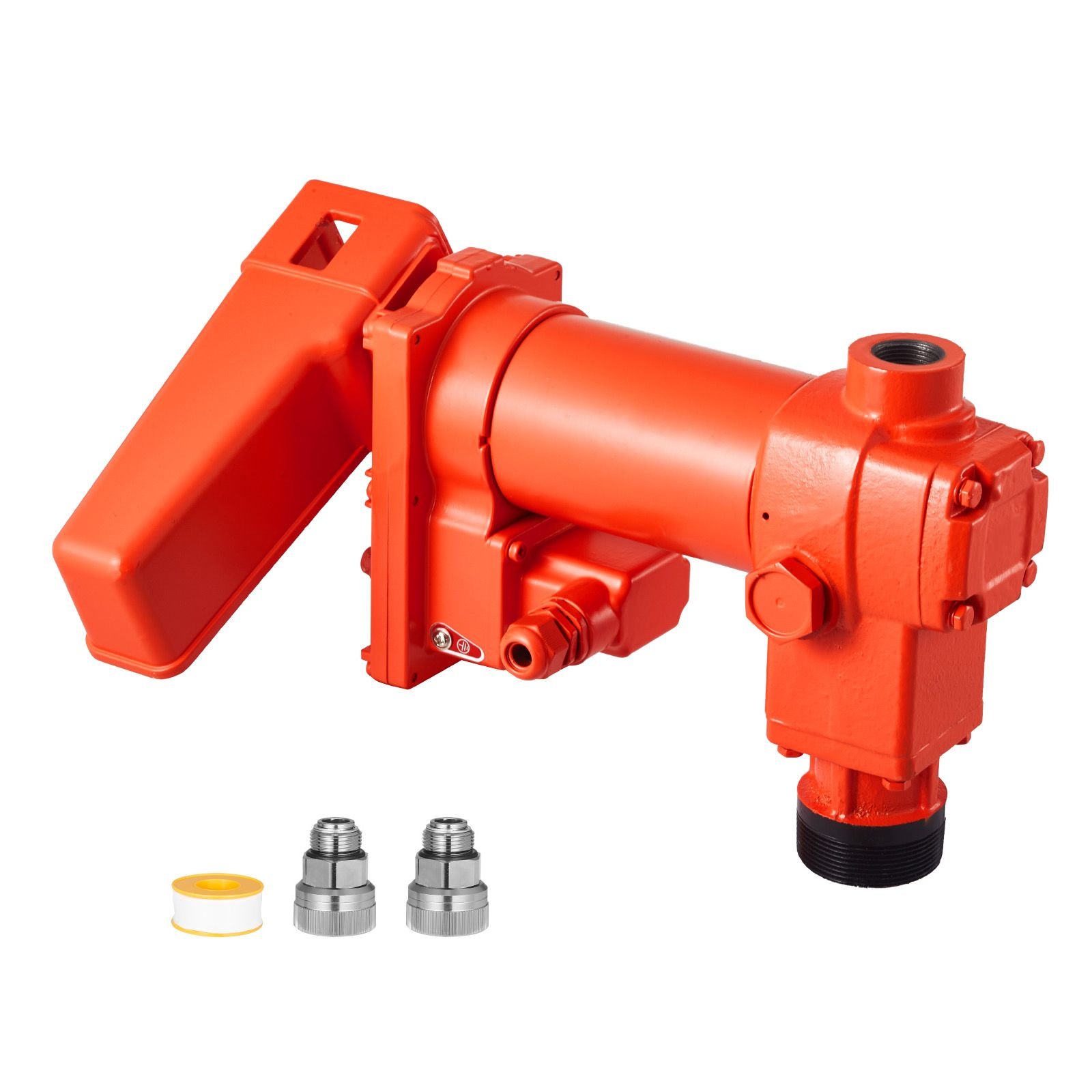 fuel transfer pump 110v, 15 gpm 57 l/min, ac electric oil transfer pump, 8 ft/2.4 m max suction lift, 37 ft/11.28 m max lift, overheat protection, for gasoline diesel kerosene biodiesel ethanol