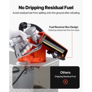 fuel transfer pump, 12v dc 16 gpm 1/4 hp diesel pump, extractor pumps with manual nozzle, discharge hose and suction pipe, for gasoline, diesel, kerosene, ethanol methanol blends & biodiesel