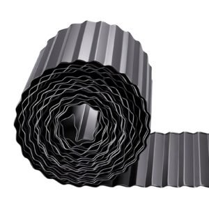 Galvanized Steel Landscape Edging, 40 ft x 12 in Metal Edging for Landscaping with Gloves, Easy-to-Install Bendable Metal Strips, Heavy Duty Metal Garden Edge Border for Flower Bed, Yard Pathway
