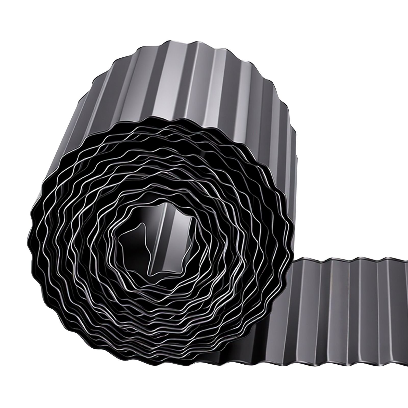 galvanized steel landscape edging, 40 ft x 12 in metal edging for landscaping with gloves, easy to install bendable metal strips, heavy duty metal garden edge border for flower bed, yard pathway